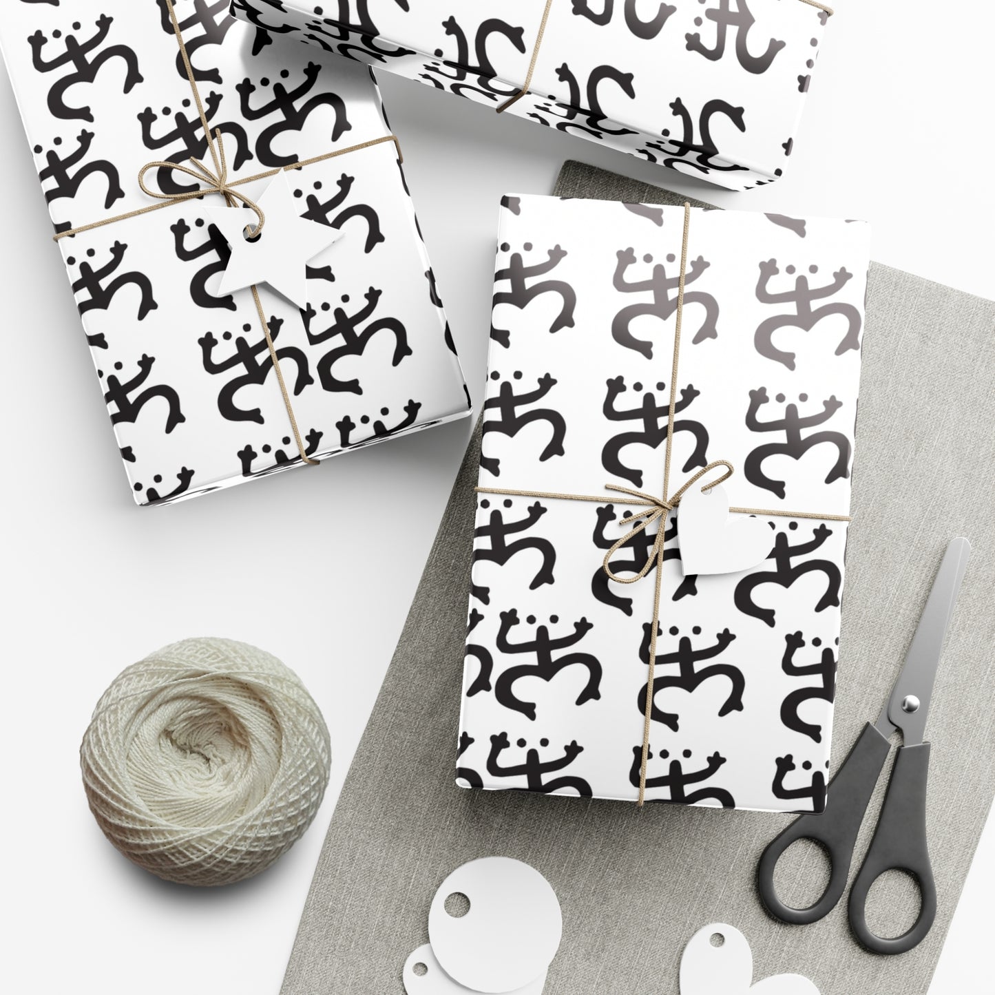 Puerto Rico coqui wrapping paper