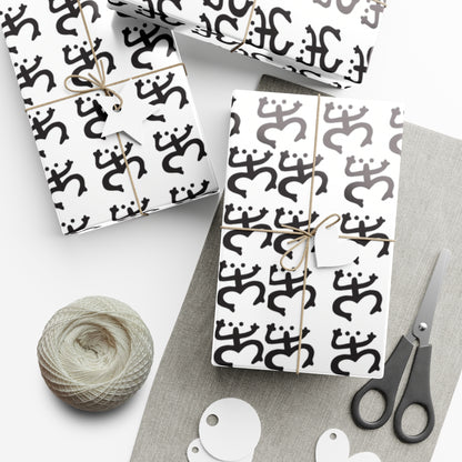 Puerto Rico coqui wrapping paper