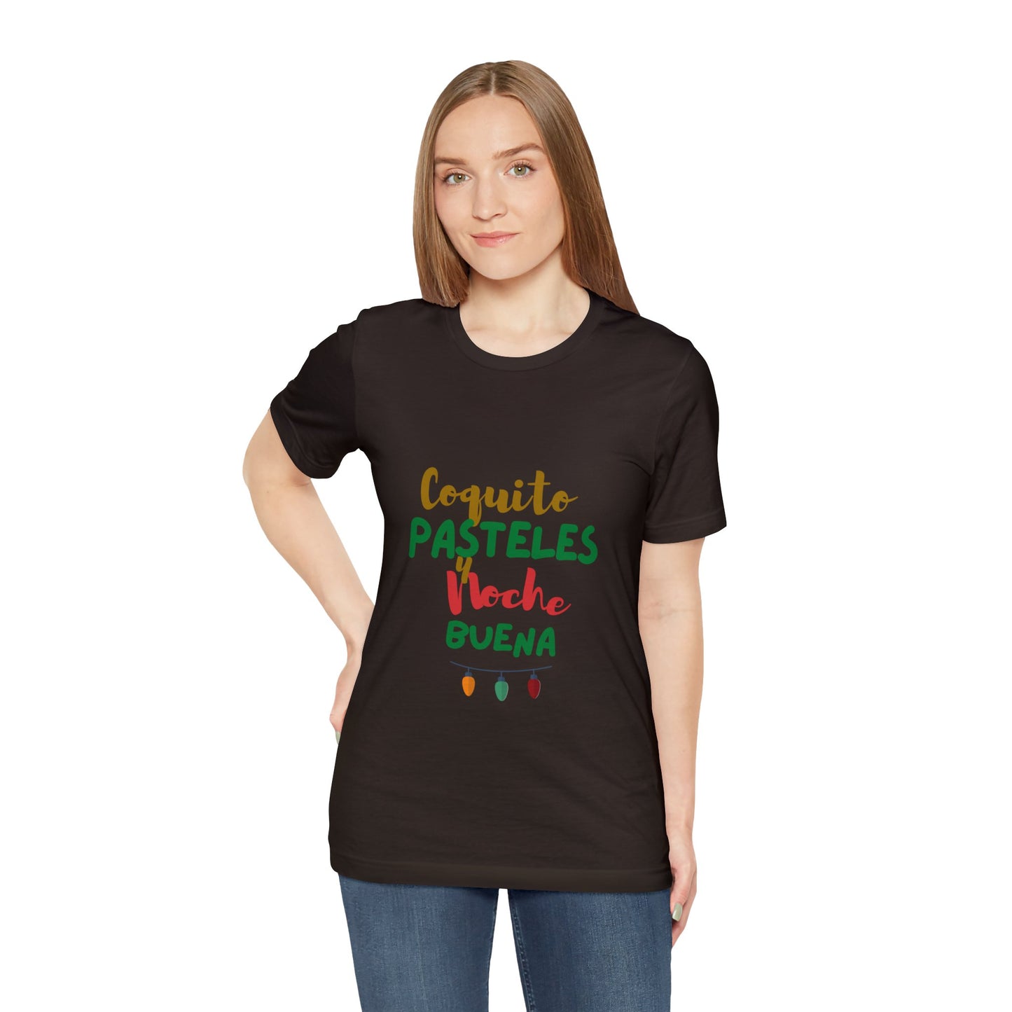 Coquito Pasteles Y Noche Buena Puerto Rico Shirt