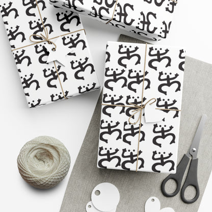 Puerto Rico coqui wrapping paper