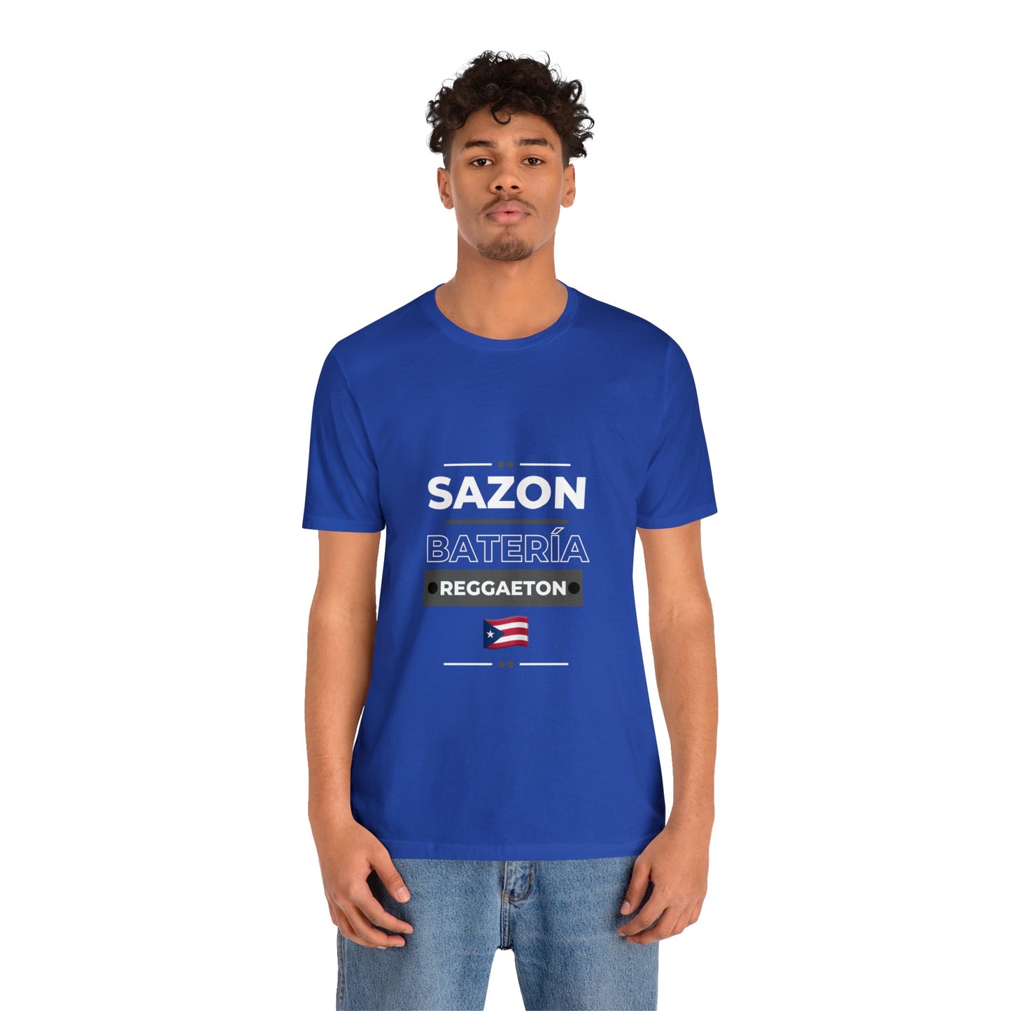 Sazon bateria y reggaeton tshirt that is sure to please any one from Puerto Rico, this is a great gift for any boricua in your life.