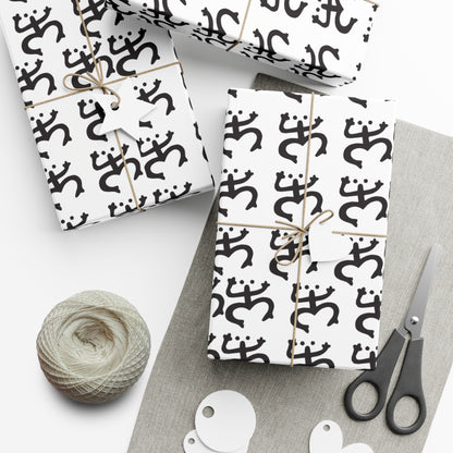 Puerto Rico coqui wrapping paper