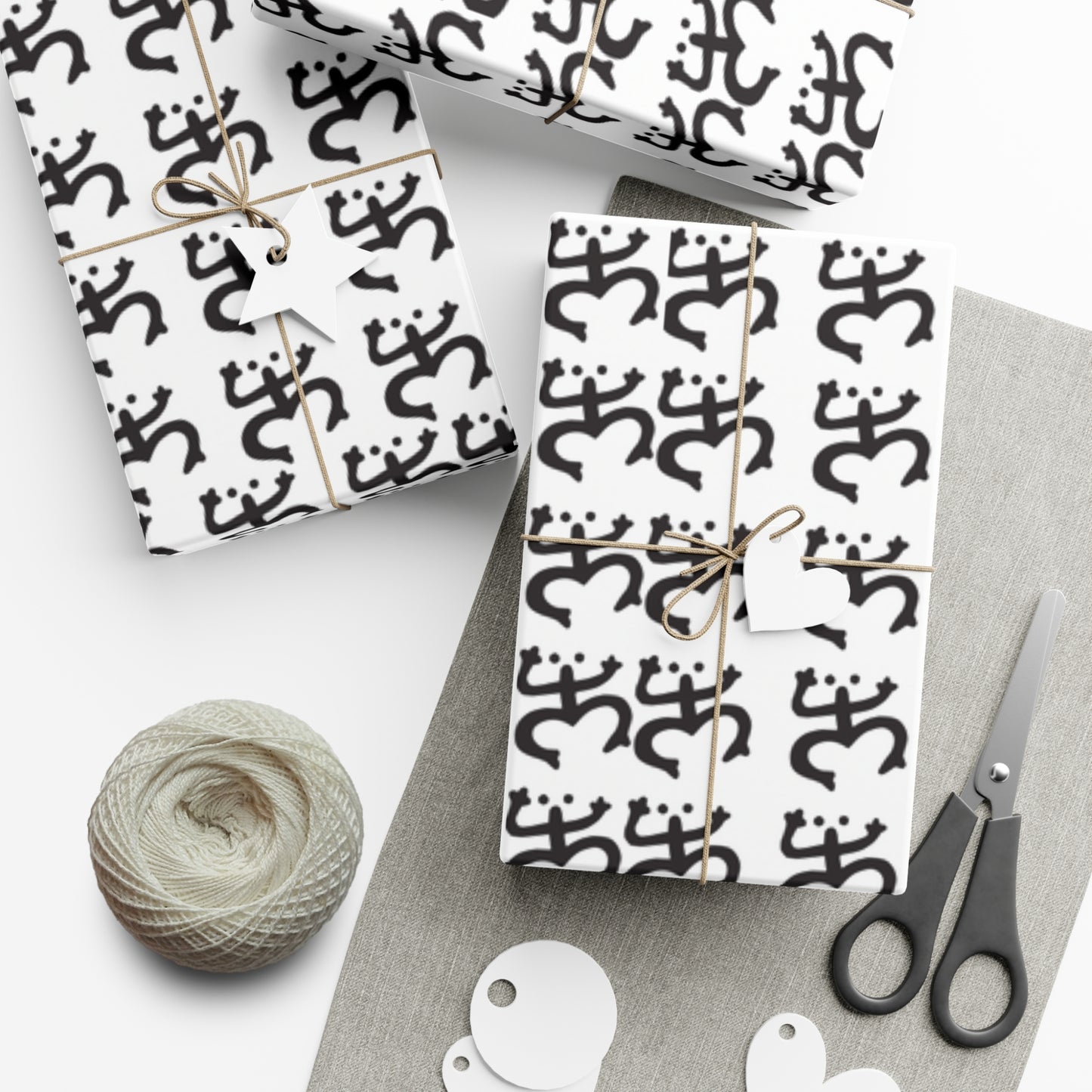 Puerto Rico coqui wrapping paper