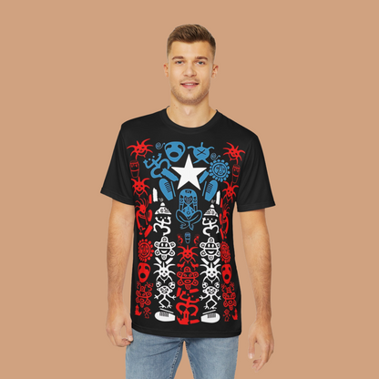 Celebrate Puerto Rican Heritage with a Taino-Inspired Flag Tee