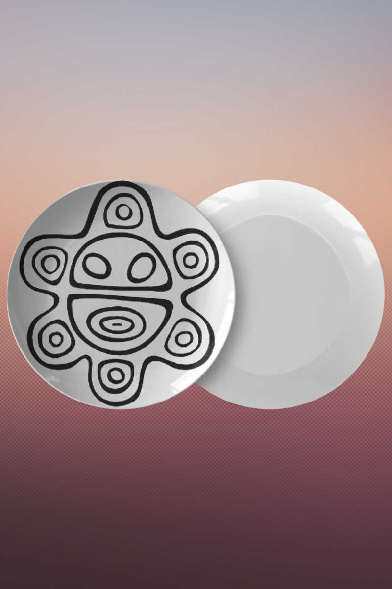 Puerto Rico Taino sun plate