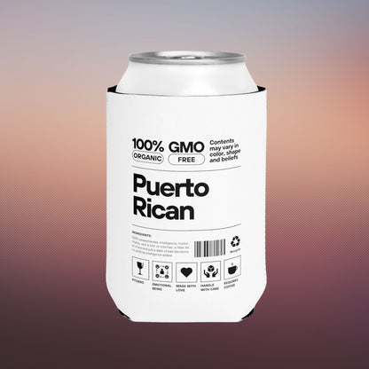 100% Puerto Rican Can Cooler Sleeve