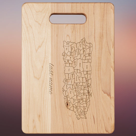 Personalized cutting board to show your Puerto Rican pride!!!