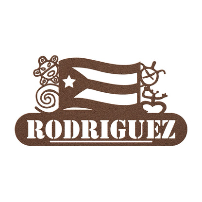 Personalized Puerto Rican sign