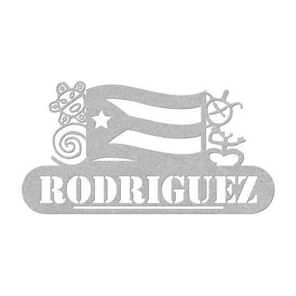 Personalized Puerto Rican sign